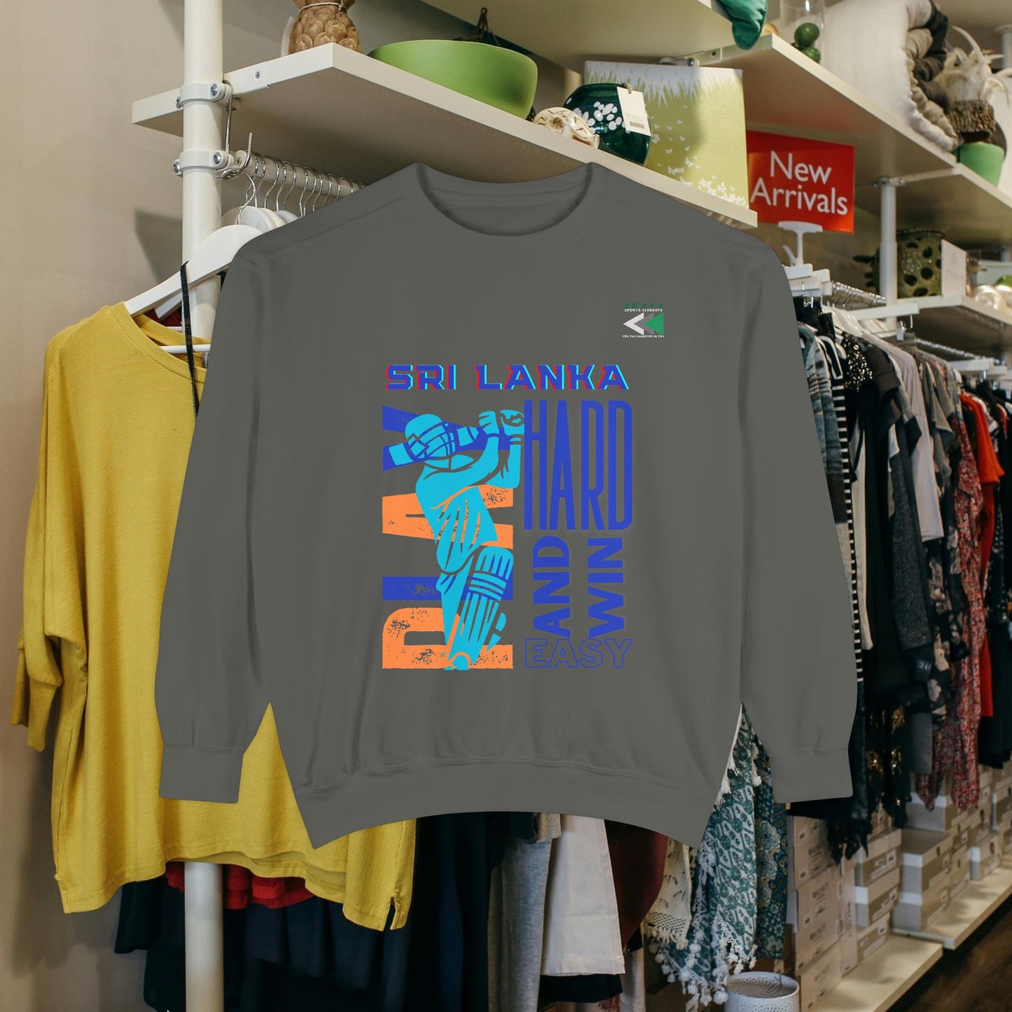 Unisex Garment-Dyed Sweatshirt_ N2 Series USGDSS PT2WW001_ Limited Edition Masterpiece of ‘ZeztZ’ Sports Brand Luxury & Casual Comfort by WesternWaves: