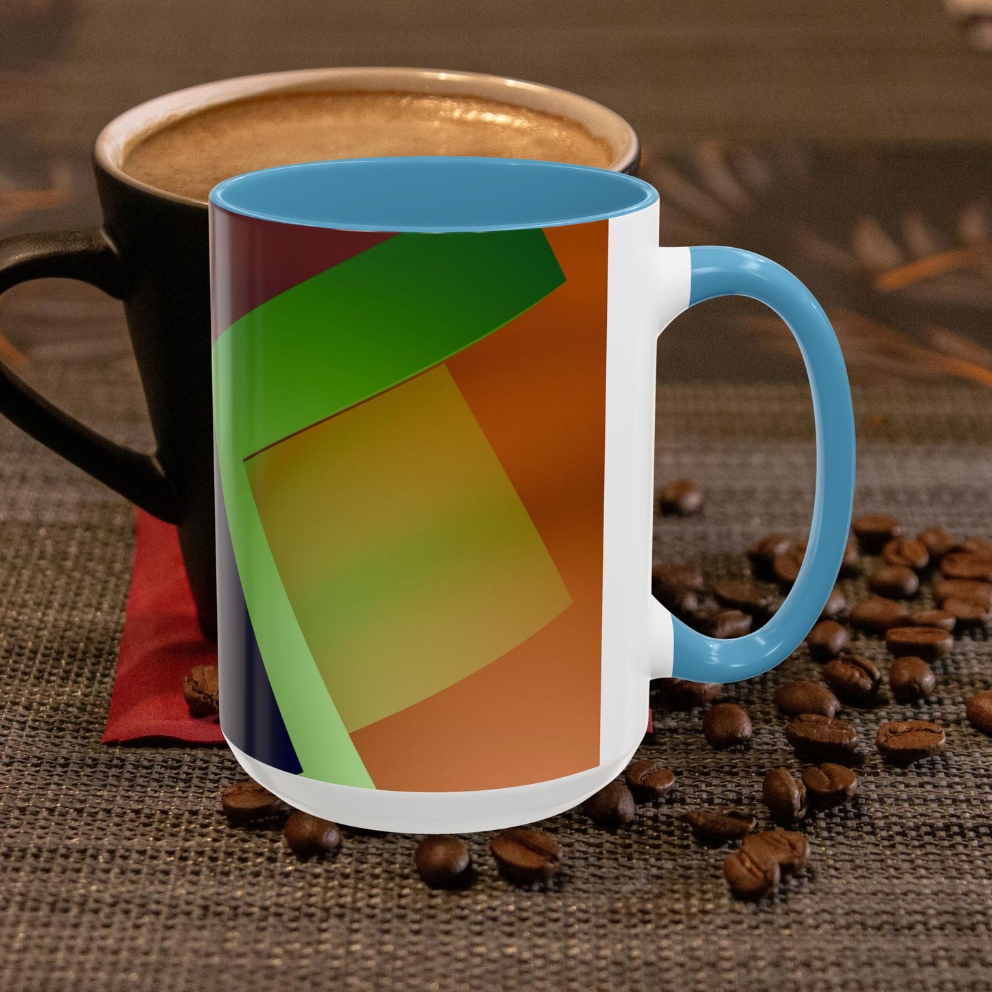 Accent Coffee Mug 11, 15oz_ N3+ Series ACM11OZ PT2WW018_ Limited Edition Perfect Blend of Style by WesternWaves: