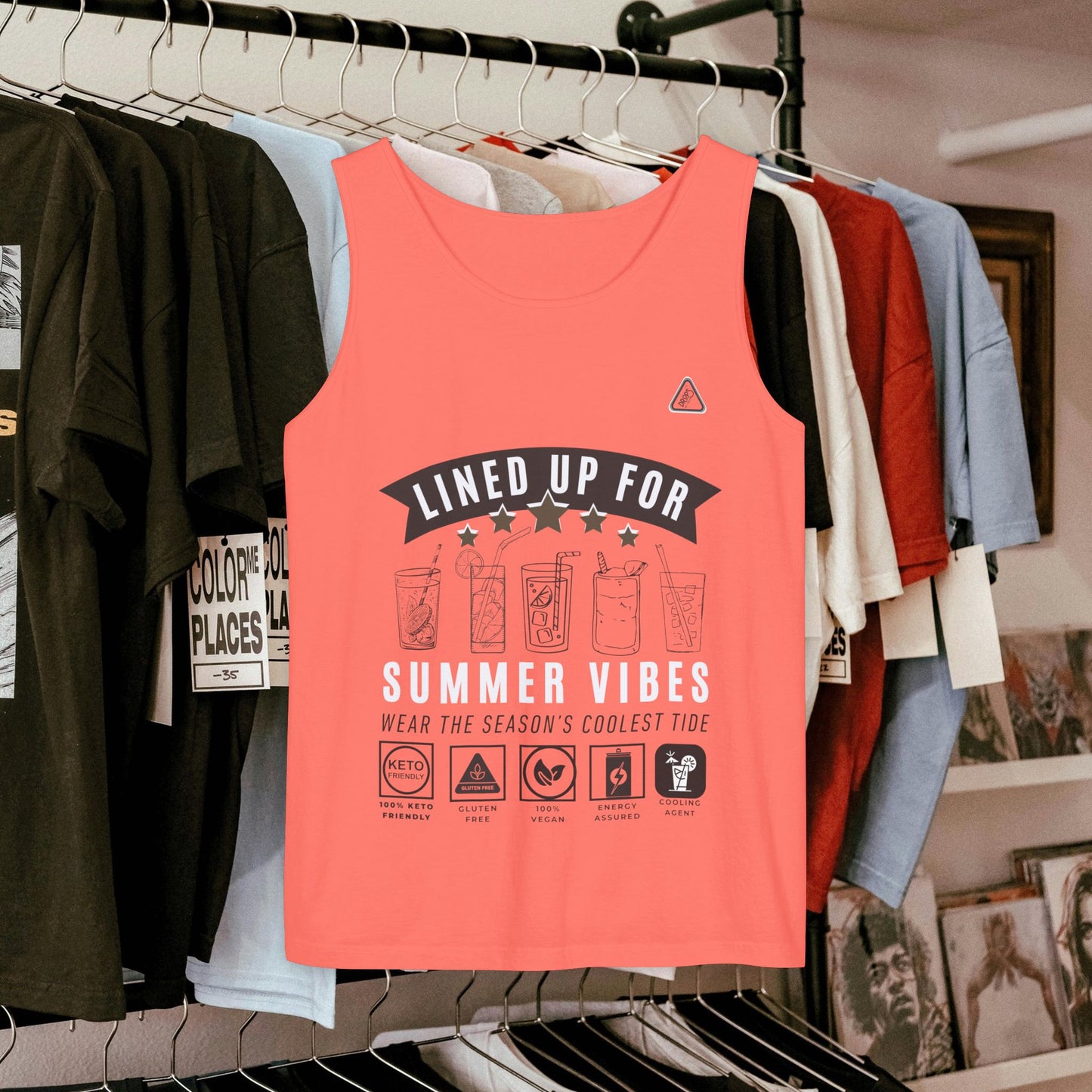 Unisex Garment-Dyed Tank Top_ Series N7* USDYEDTTOPS PT2WW001_ Limited Edition by WesternWaves: