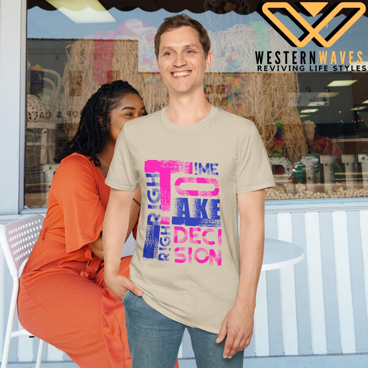 Unisex Softstyle T-Shirt_ N2+ Series USSTS FT2WW003_ Redefines Relaxation Limited Edition by WesternWaves: