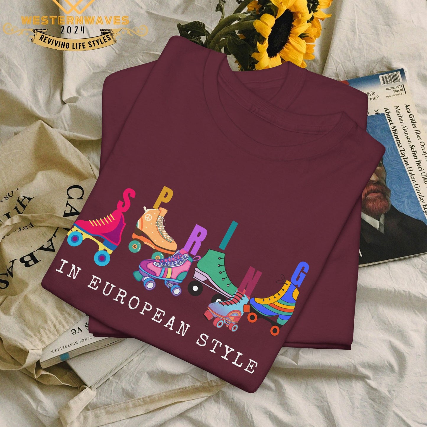 Unisex Heavy Cotton Tee_ Crafted from premium 100% cotton_ N+ Series UHCT PT2WW005_ Limited Edition by WesternWaves: