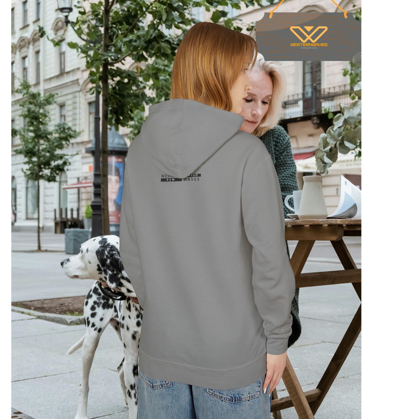 Unisex Lightweight Hooded Sweatshirt – N2+ Series USLWHSS PT2WW024_ Limited Edition Crafted Comfort by WesternWaves: