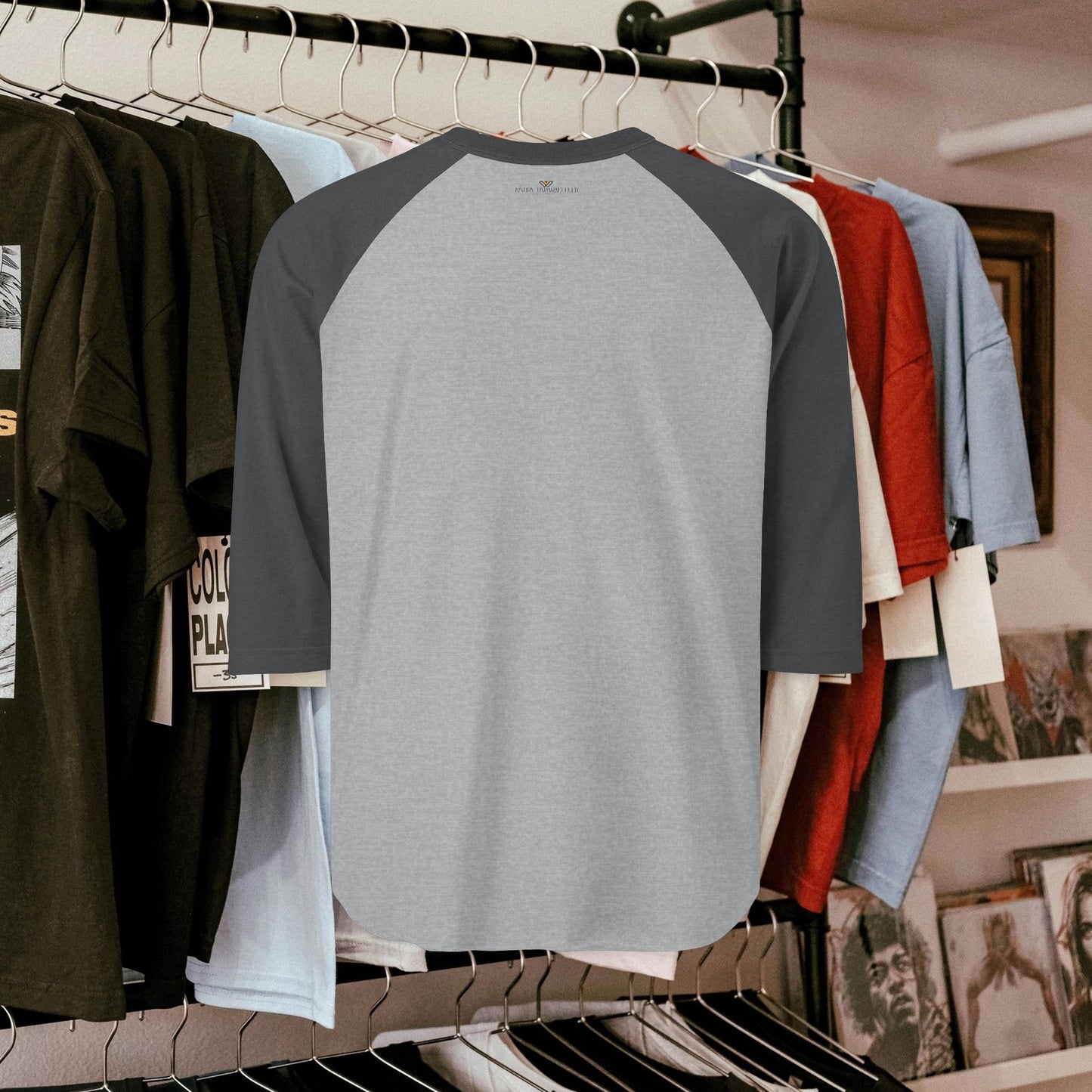Beat the Beast Unisex Raglan Shirt - Retro Style, Perfect for Music Lovers and Casual Wear_ 19 April 2025_ 004