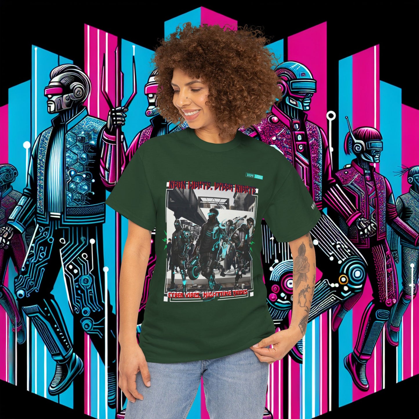 Unisex Heavy Cotton Tee_ N8+ Series USHOSTEE_ PT2WW003_ 01 Oct 2025_ Limited Edition Casual Wear by WesternWaves:
