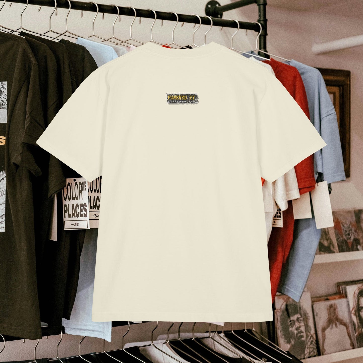 Unisex Garment-Dyed Drop-Shoulder T-Shirt_ 06 jULY 2025_ Limited Edition Tee for Outdoor Fun by WesternPulse: