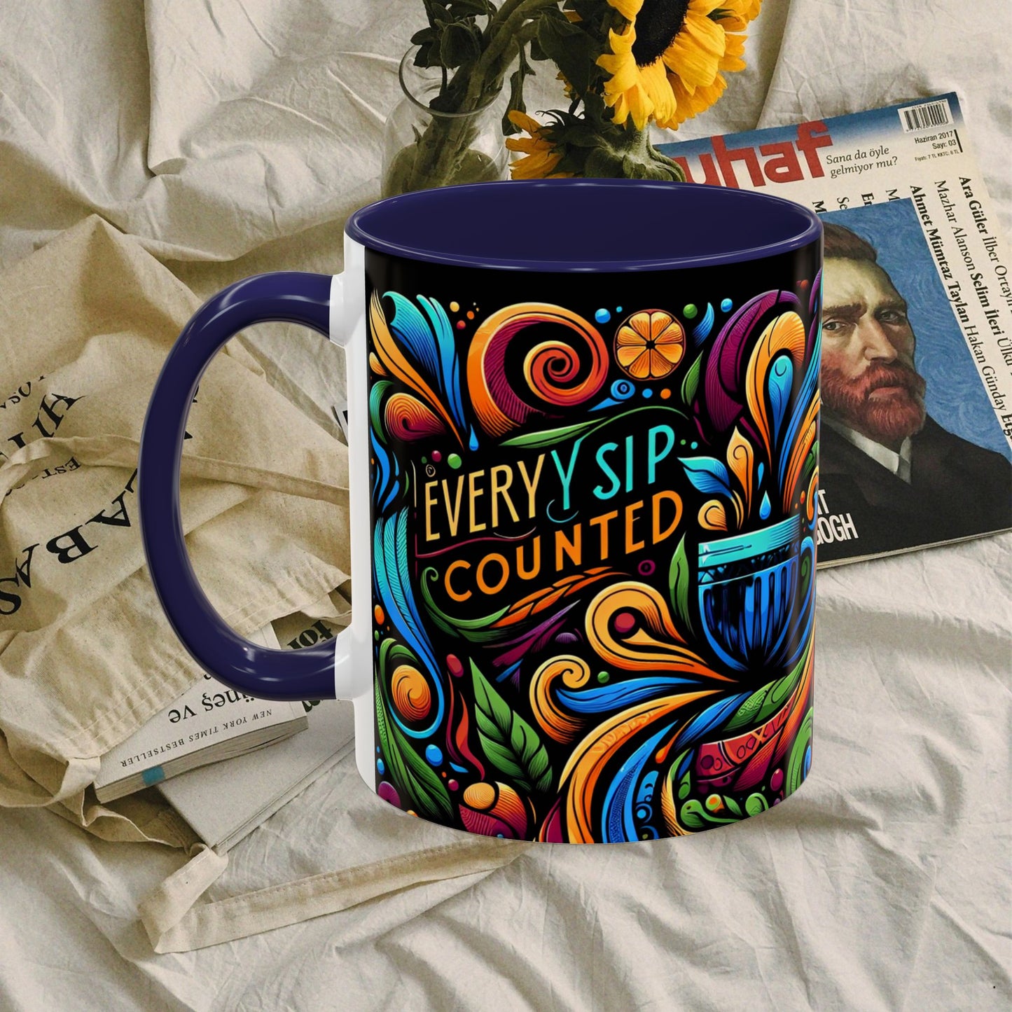 Accent Coffee Mug 11_ N3* Series ACM11OZ PT2WW022_ Limited Edition Perfect Blend of Style by WesternWaves: