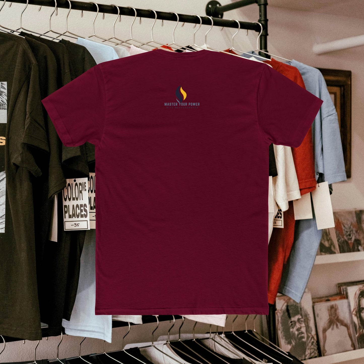 Unisex Cotton Crew Tee_ N3+ Series USCCTEE PT2WW003_ Limited Edition Workout & Everyday Routine Pleasure by WestenWaves: