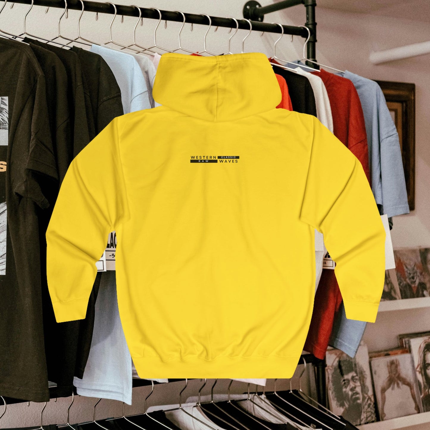 Unisex Full Zip Hoodie_ Series N8+ USFZH PT2WW002_ SHD 001_ Limited Edition Casual Wear by WesternWaves: