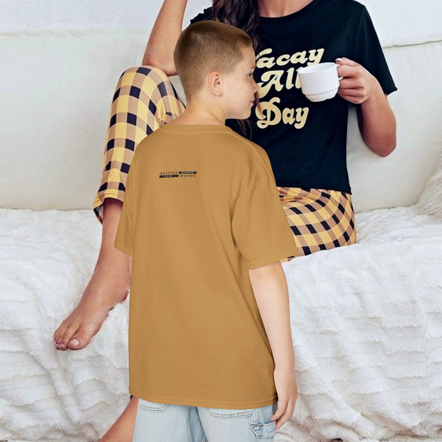 Kids Heavy Cotton™ Tee_ N2 Series KHCT PT2WW0011_ Limited Edition Durable Comfort for Every Adventure by WesternWaves:
