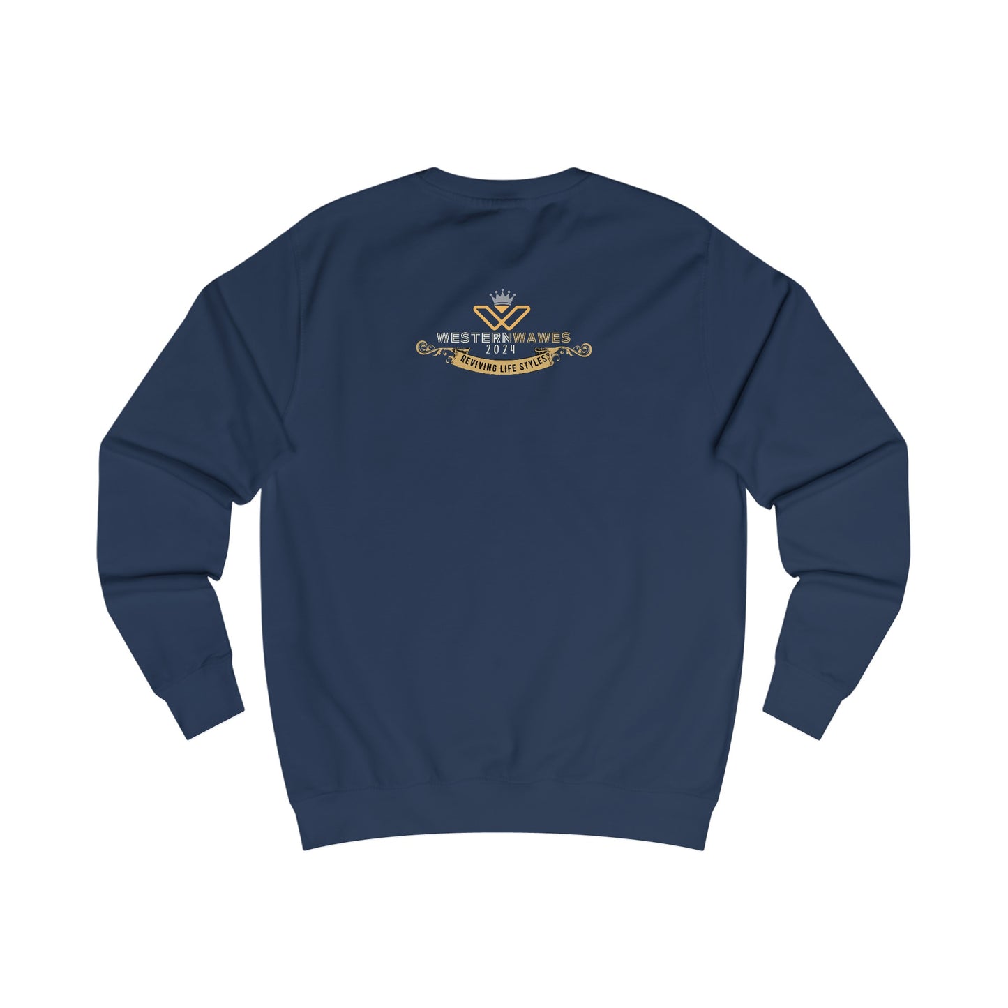 Unisex Sweatshirt_ N+ Series USS PT2WW002_ WestenWawes Limited Edition Unisex Cotton-Poly Blend Sweatshirt by WesternWaves: