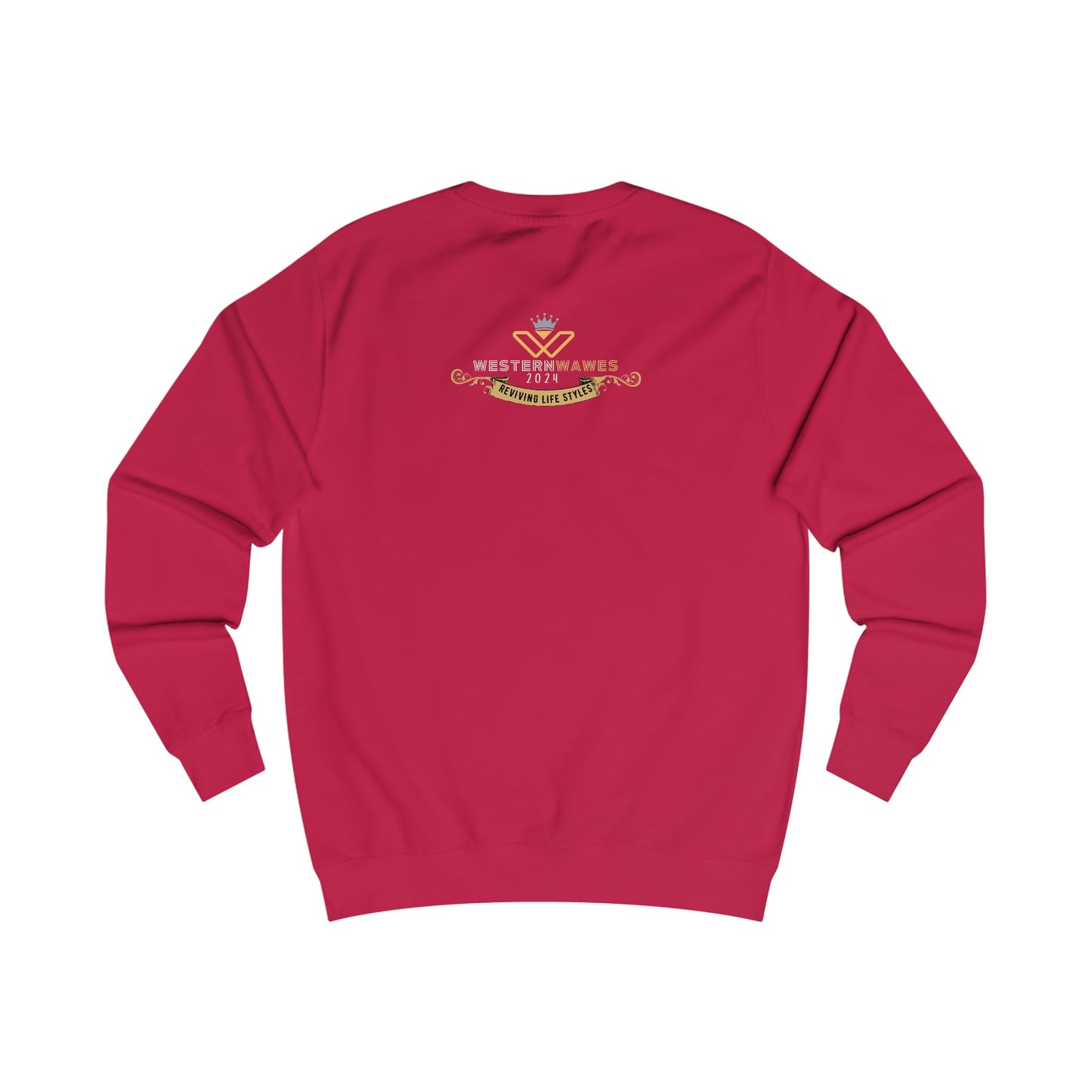 Unisex Sweatshirt_ N+ Series USS PT2WW002_ WestenWawes Limited Edition Unisex Cotton-Poly Blend Sweatshirt by WesternWaves: