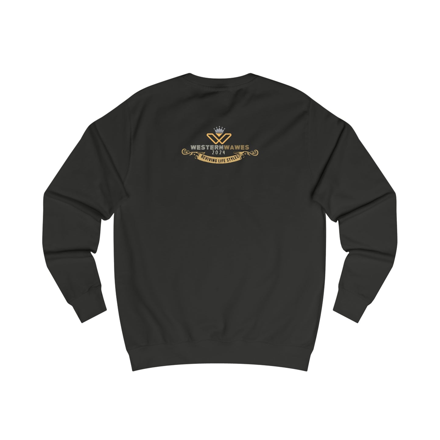 Unisex Sweatshirt_ N+ Series USS PT2WW002_ WestenWawes Limited Edition Unisex Cotton-Poly Blend Sweatshirt by WesternWaves: