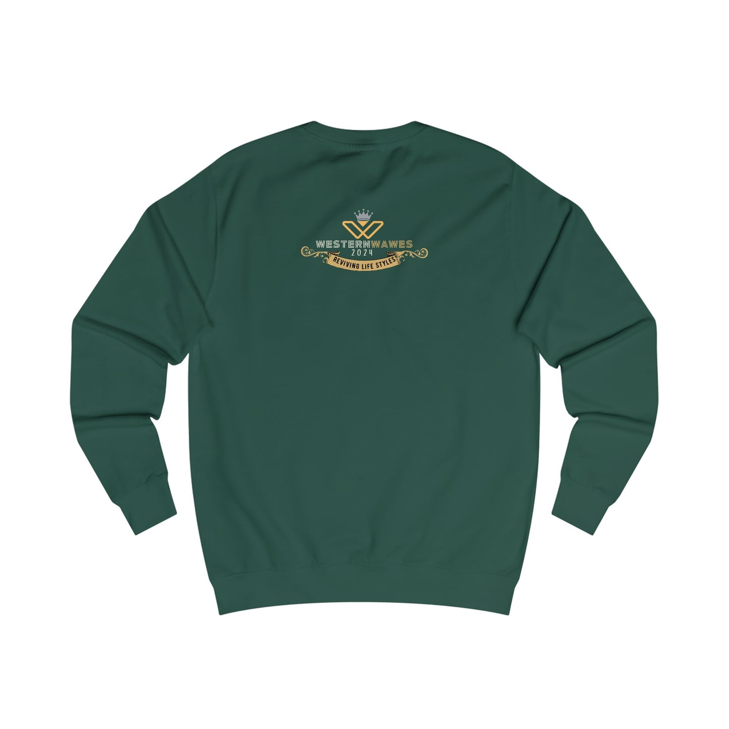 Unisex Sweatshirt_ N+ Series USS PT2WW002_ WestenWawes Limited Edition Unisex Cotton-Poly Blend Sweatshirt by WesternWaves: