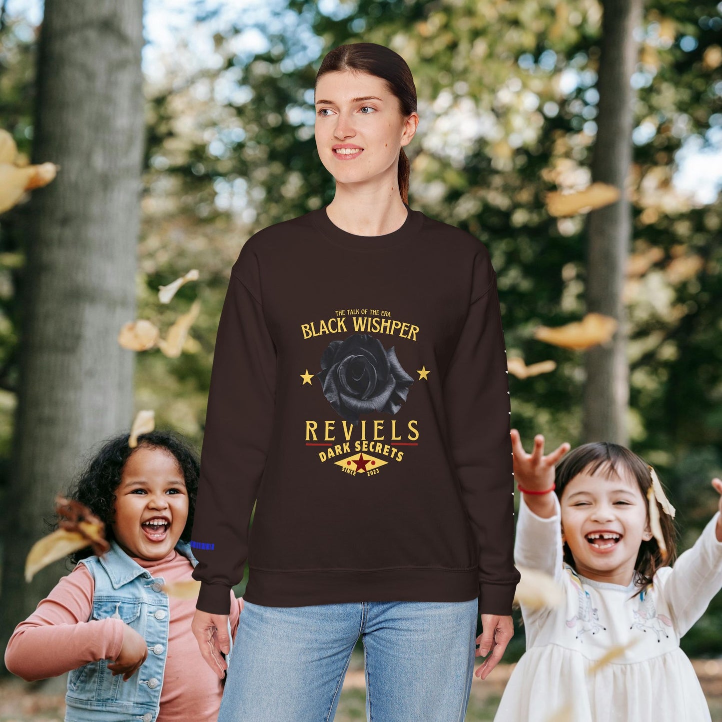 Unisex Heavy Blend™ Crewneck Sweatshirt_ N3+ Series UHBCSS PT2WV011_ Limited Edition Pure Luxury by WesternWaves: