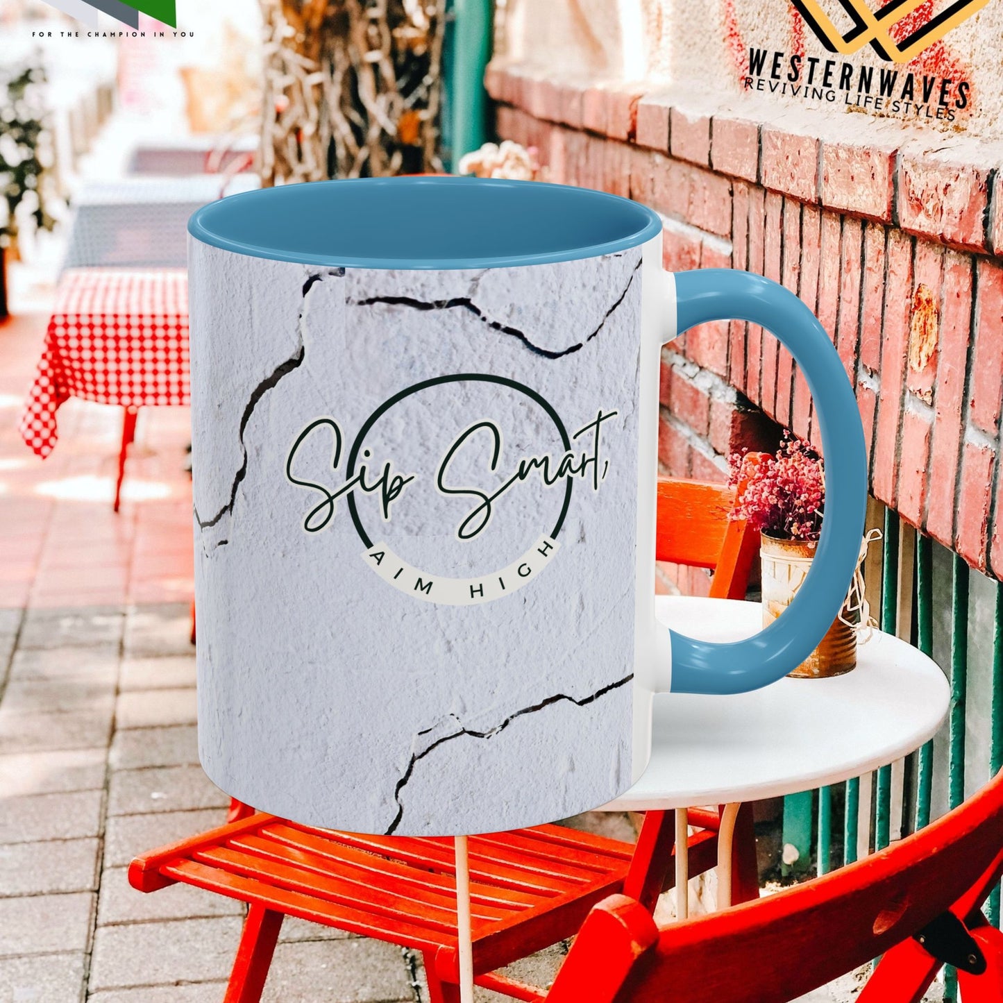 Black Mug (11oz, 15oz) _Back to School Series_ CBM PT2WW004_ Limited Edition Statement Piece by WesternWaves: