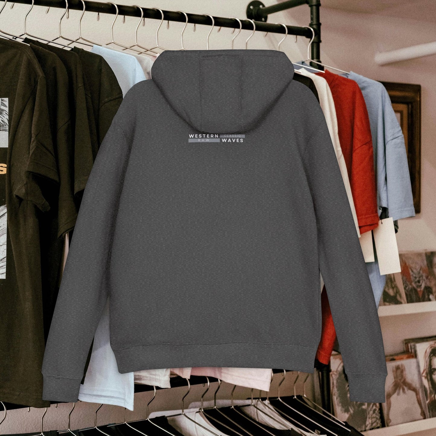 Unisex French Terry Hoodie_ 24 June 2025_ Limited Edition Stylish Fashion by WesternWaves: