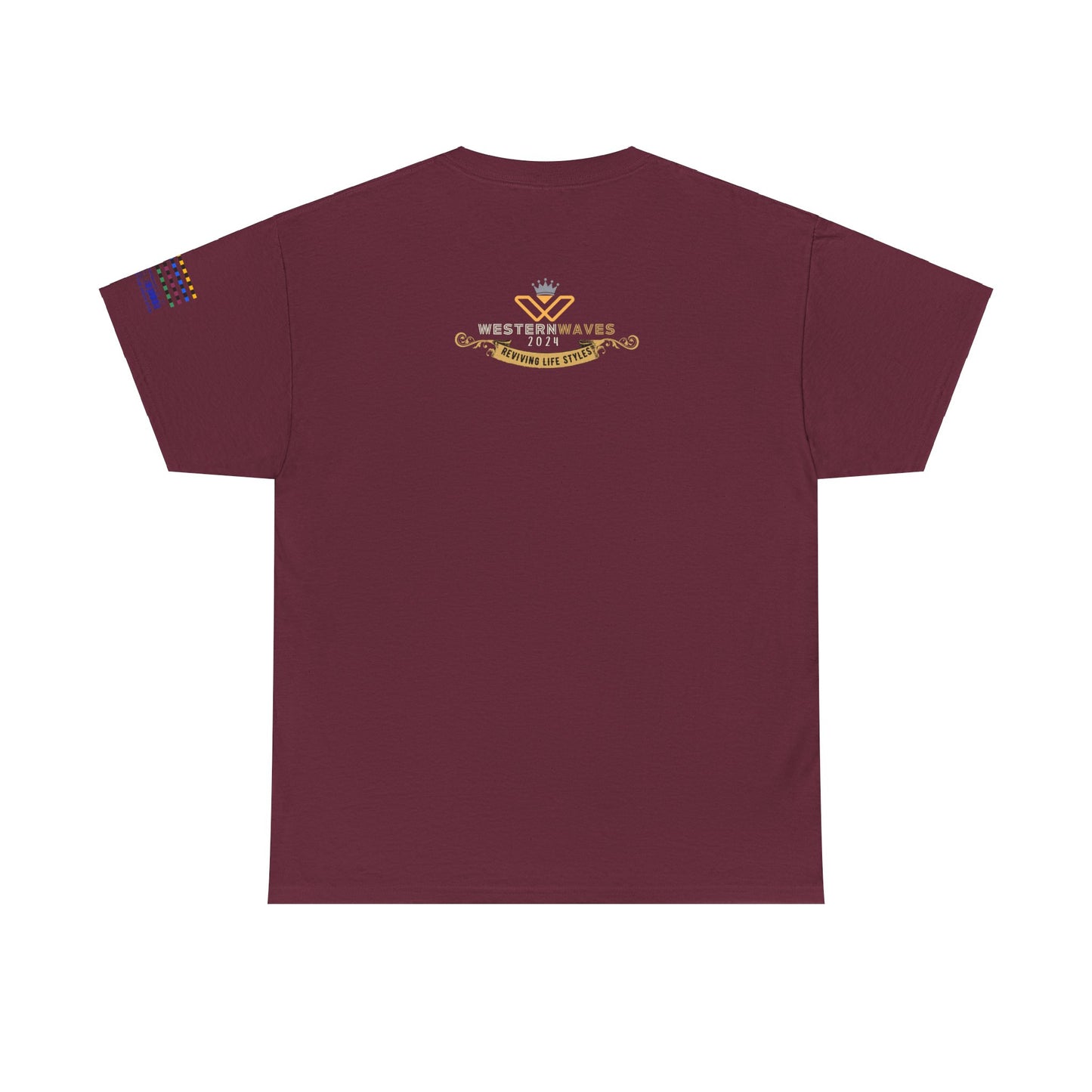 Unisex Heavy Cotton Tee_ Crafted from premium 100% cotton_ N+ Series UHCT PT2WV002_ Limited Edition by WesternWaves: