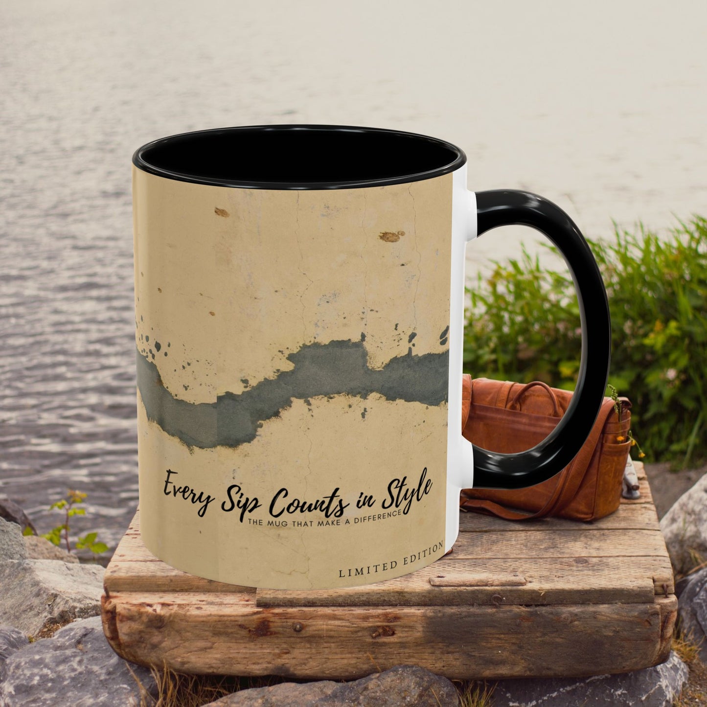 Accent Coffee Mug (11, 15oz) _ N3+ Series ACMUG PT2WW005_ Limited Edition Blend Style & Functionality by WesternWaves: