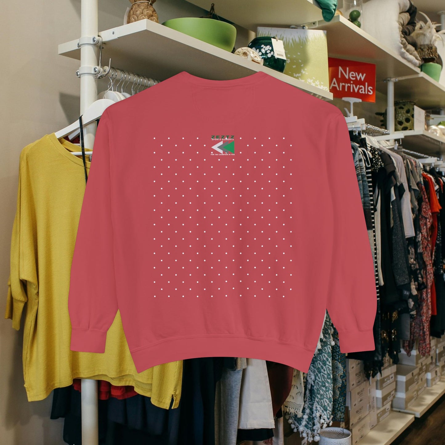 Unisex Garment-Dyed Sweatshirt_ N2 Series USGDSS PT2WW001_ Limited Edition Masterpiece of ‘ZeztZ’ Sports Brand Luxury & Casual Comfort by WesternWaves: