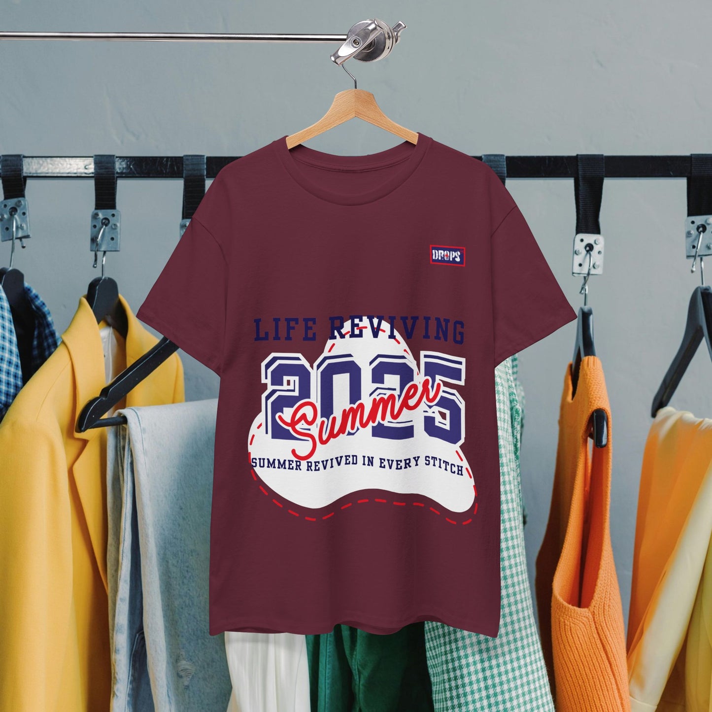 Unisex Heavy Cotton Tee_ Series N7* USHCTEE PT2WW001_ Limited Edition Heavy Cotton Tee by WesternWaves: