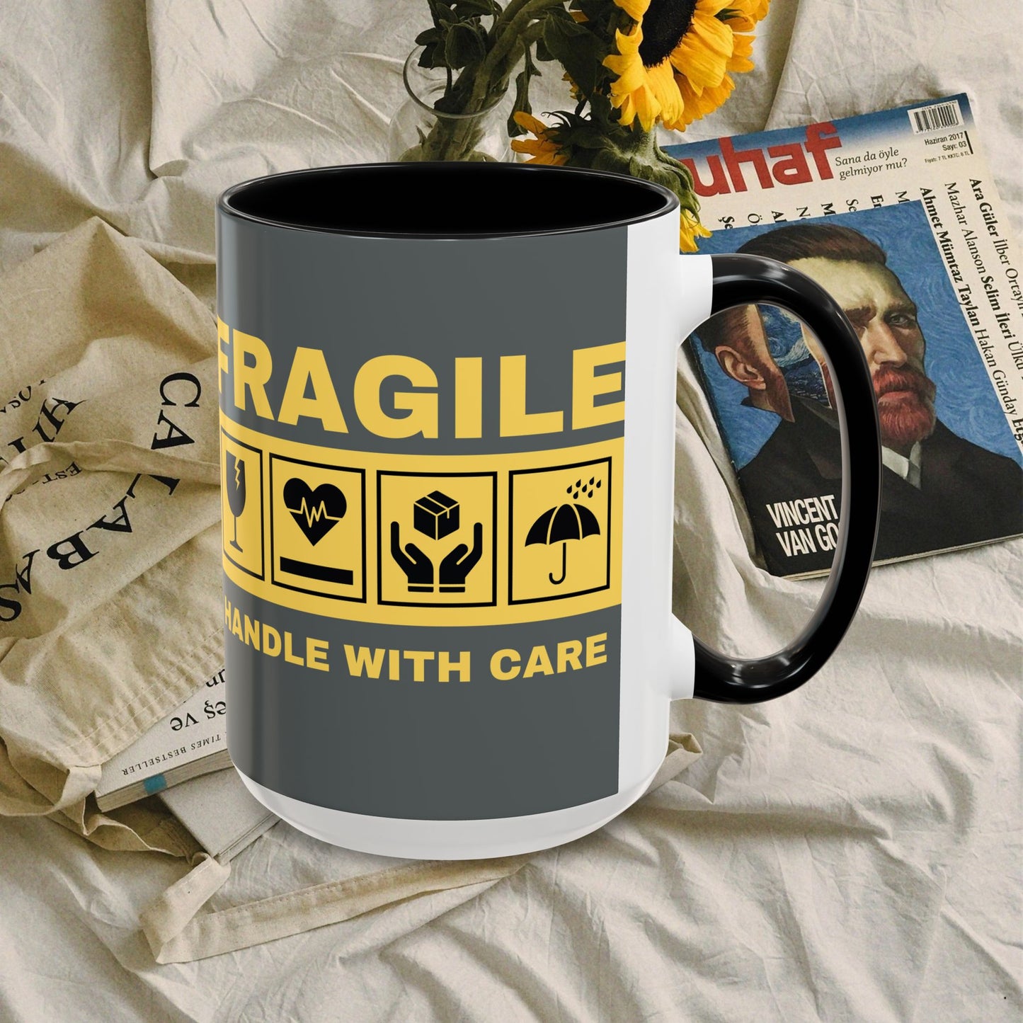 Accent Coffee Mug 11, 15oz_ N3+ Series ACM11OZ PT2WW017_ Limited Edition Perfect Blend of Style by WesternWaves: