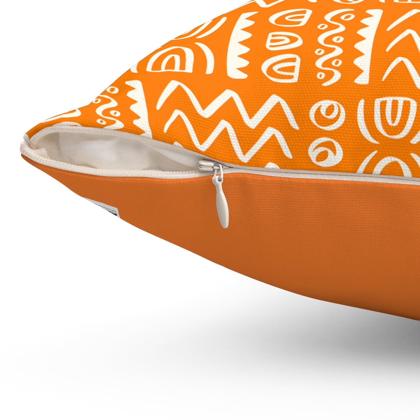 Spun Polyester Square Pillow_ N3+ Series SPSP PT2WW002_ Personalized Limited Edition by WesternWaves: