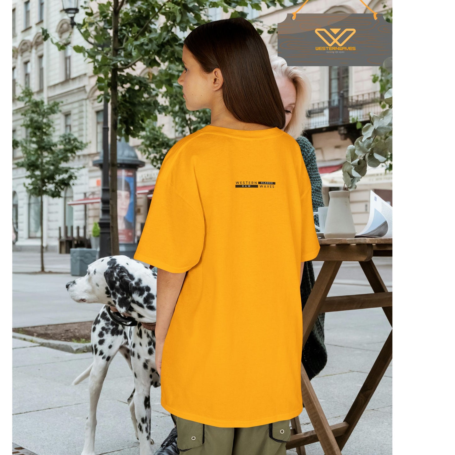 Kids Heavy Cotton™ Tee_ N2 Series KHCT PT2WW0011_ Limited Edition Durable Comfort for Every Adventure by WesternWaves: