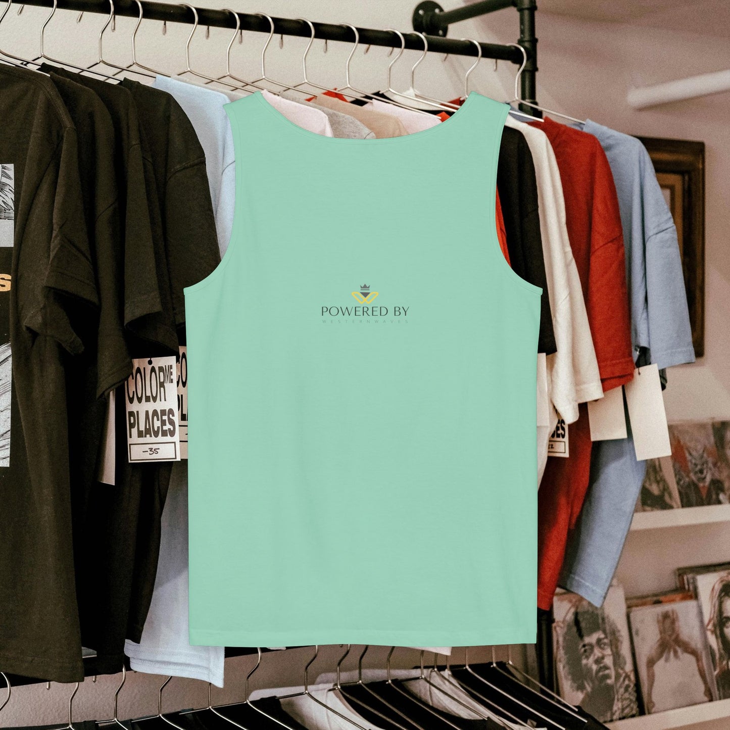 Unisex Garment-Dyed Tank Top_ 27 June 2025_ Limited Edition Summer Sports Apparel by WesternWaves: