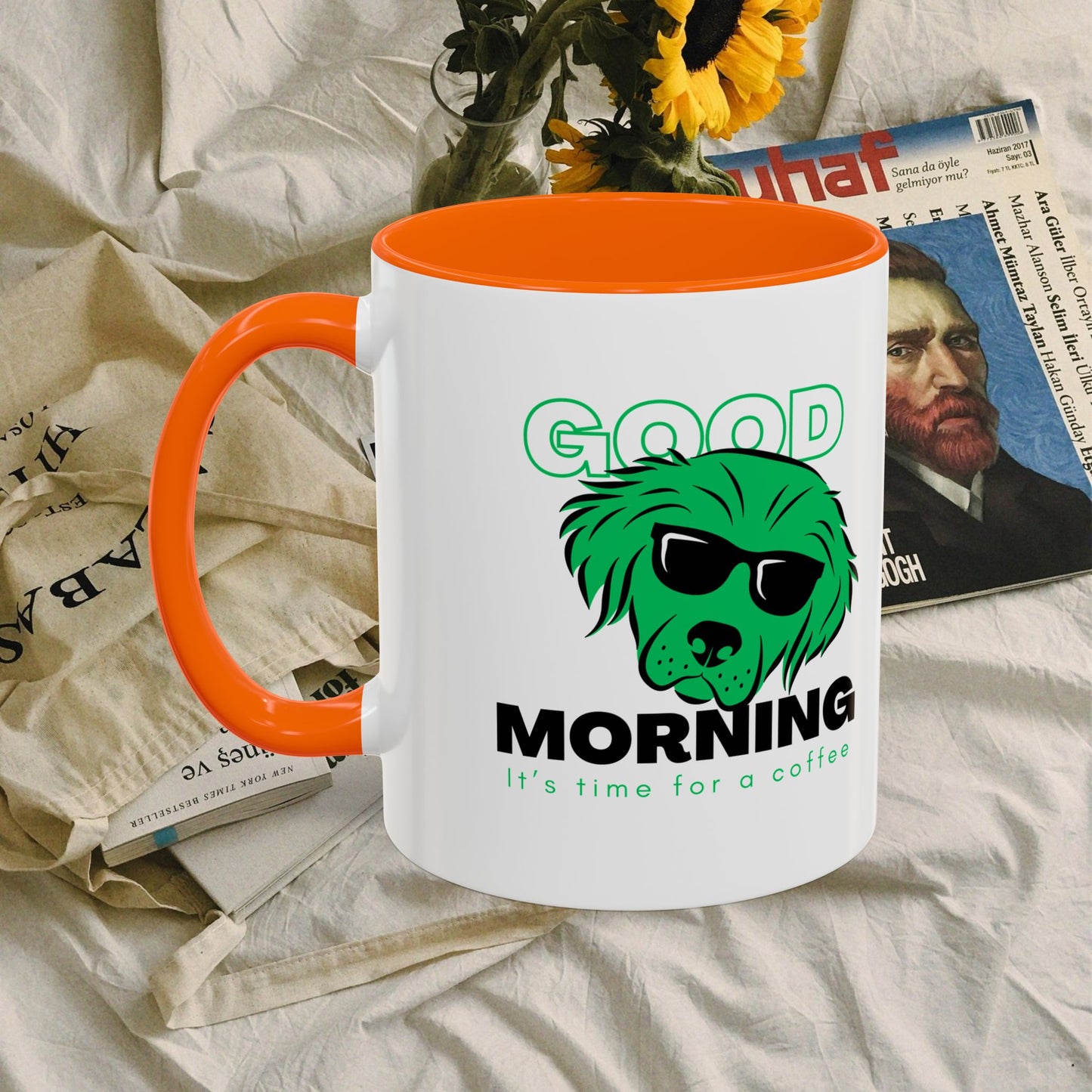 Accent Coffee Mug (11, 15oz)_ N+ Series ACMUG PT2WW012_ Limited Edition Mug by WesternWaves