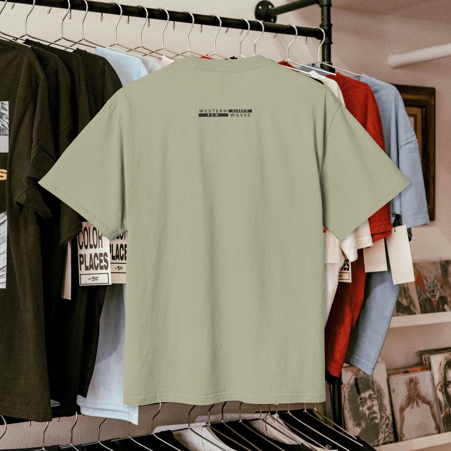 Unisex Heavy Faded Tee_ N7* Series USHFTEE PT2WW013_ Limited Edition Heavy Faded Tee by WesternWaves: