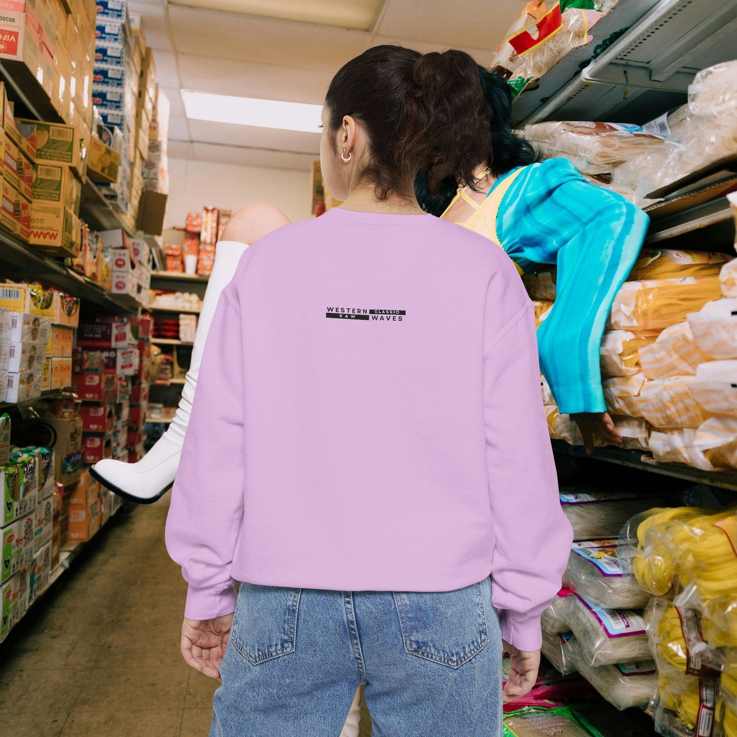 Unisex Garment-dyed Sweatshirt_ Series UWD 063_ Limited Edition Cozy Apparel for Adventurers by WesternWaves: