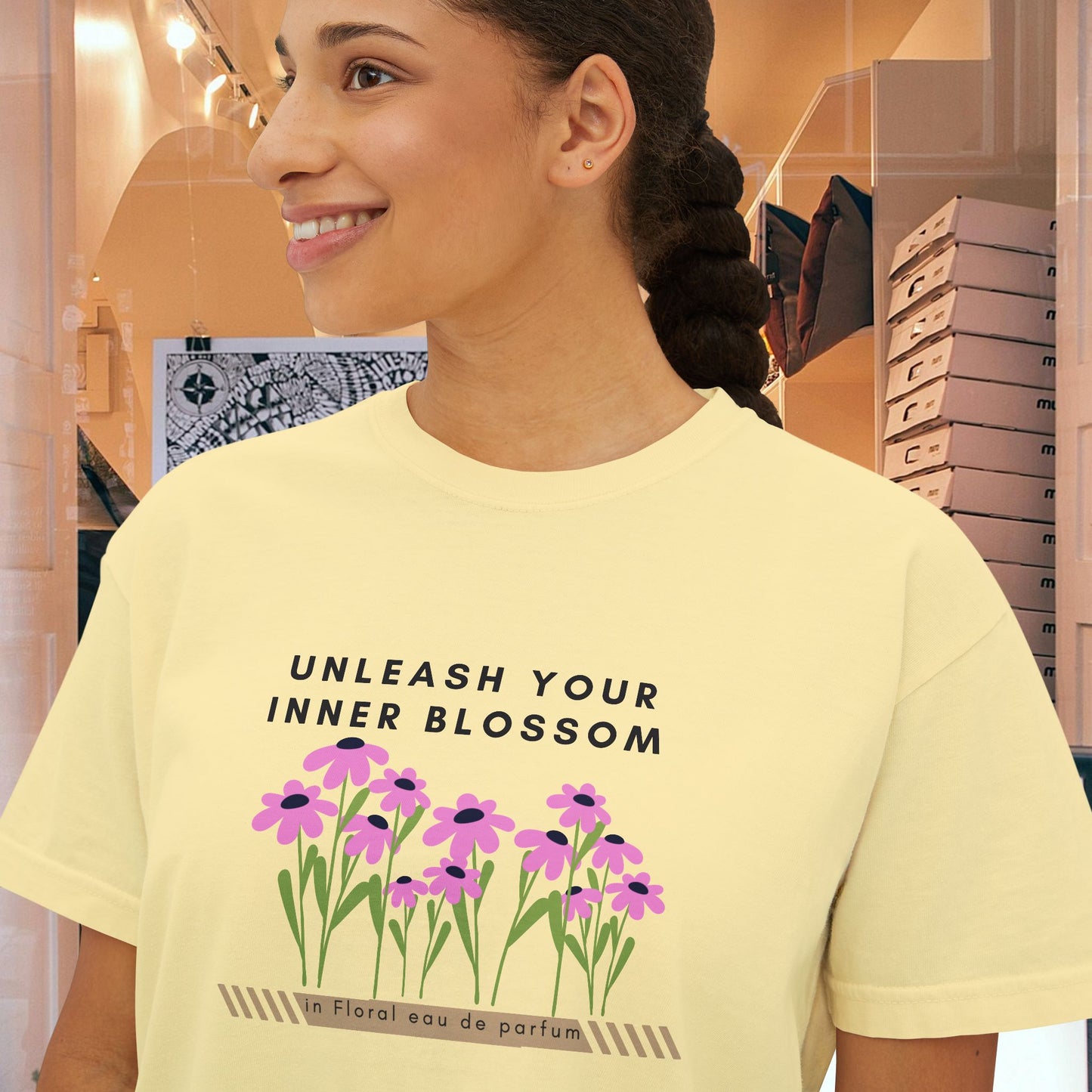 Women's Boxy Tee_ N3+ Series WBTEE PT2WW001_ limited edition by WesternWaves: