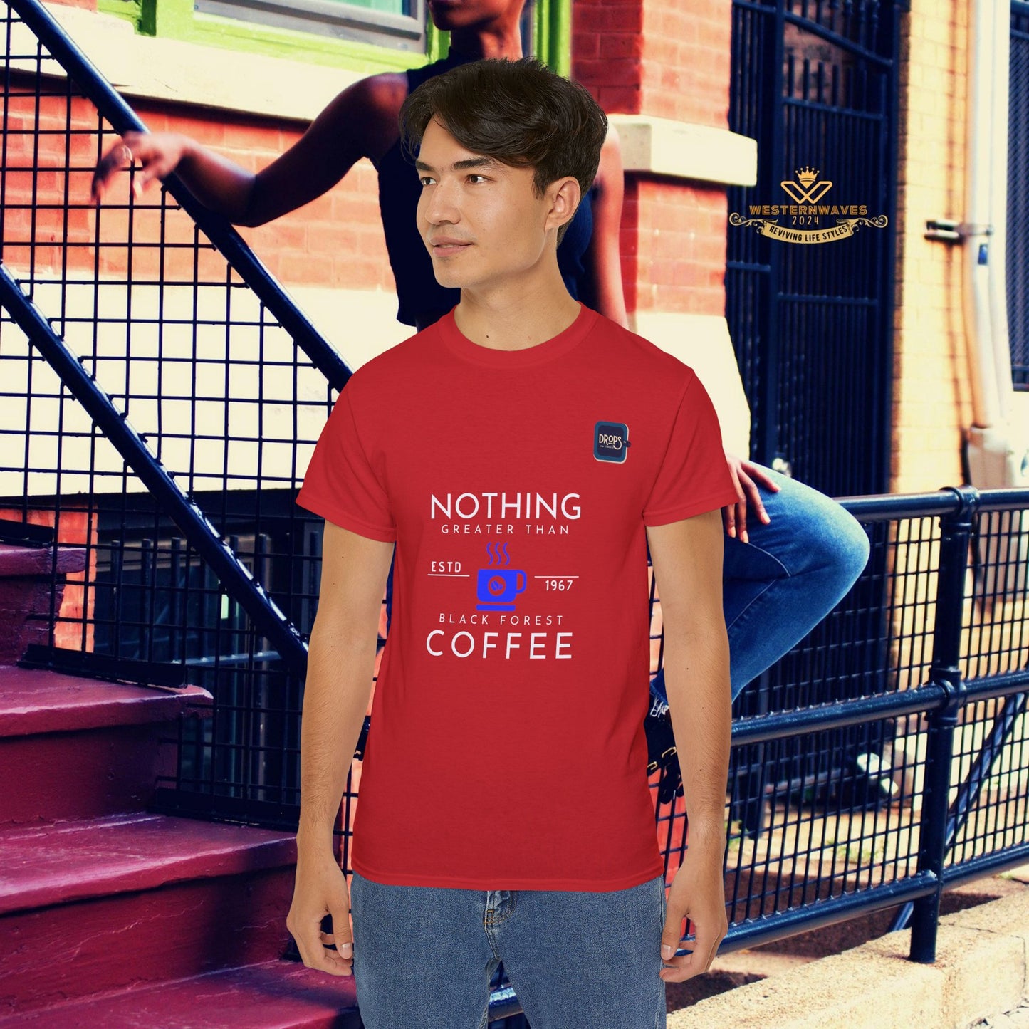 Unisex Ultra Cotton Tee_ Classic Comfort Unleashed_ N2+ Series USUCTEE PT2WW006_ Limited Edition Maximum Comfort & Style by WesternWaves: