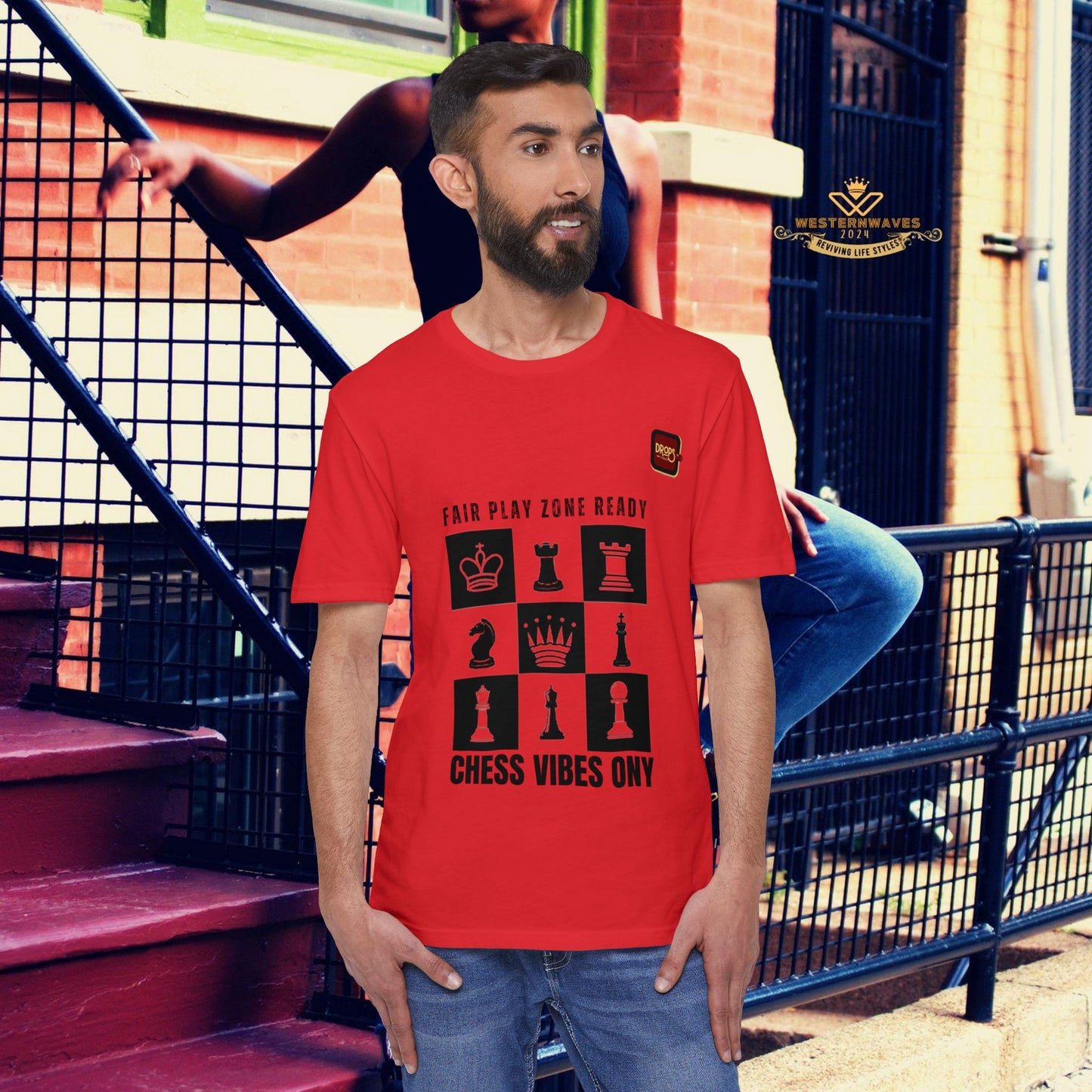 Unisex District® Re-Tee®_ N Series USDRR_ PT2WW001_ Sustainable Style by WesternWaves: