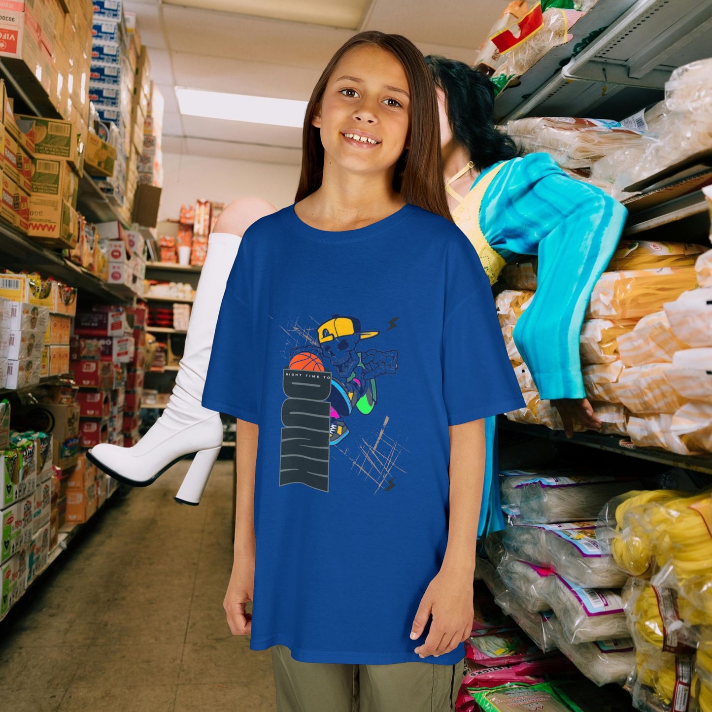Kids Heavy Cotton™ Tee_ N2+ Series KHCT PT2WW008_ Limited Edition Durable Comfort for Every Adventure by WesternWaves: