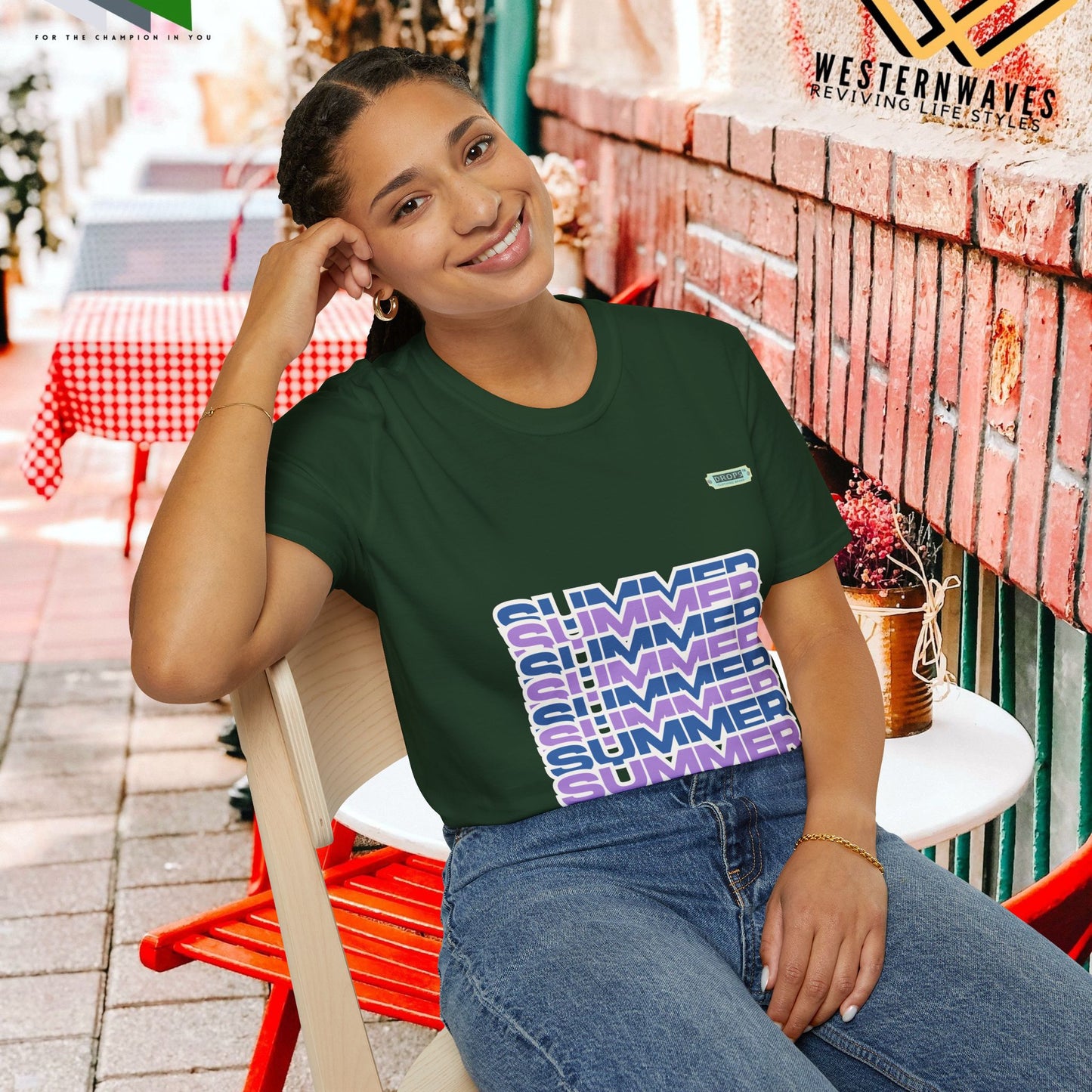 Unisex Softstyle T-Shirt_ N2* Series SPW USSTS FT2WW010_ Redefine Relaxation Limited Edition by WesternWaves: