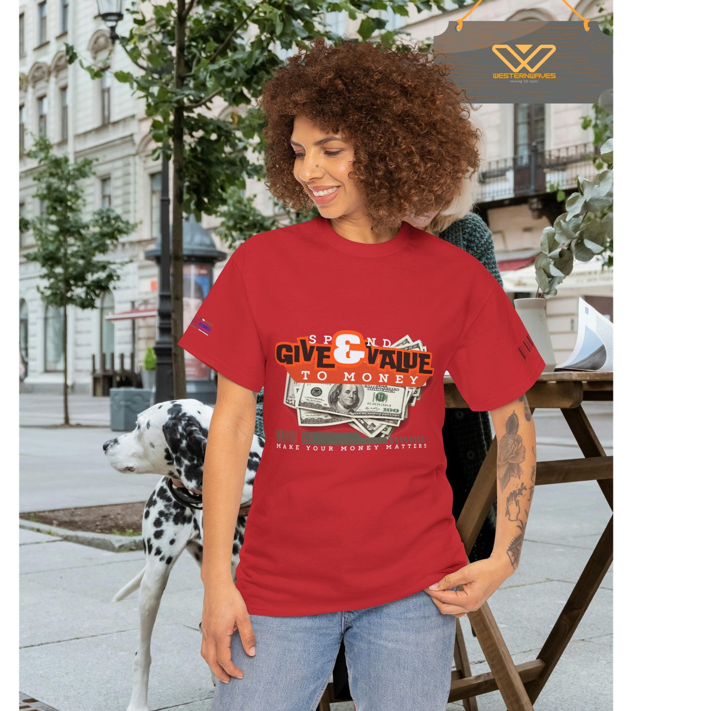 Unisex Heavy Cotton Tee_ Crafted from premium 100% cotton_ N3+ Series UHCT PT2WW013_ Limited Edition Maximum Comfort by WesternWaves: