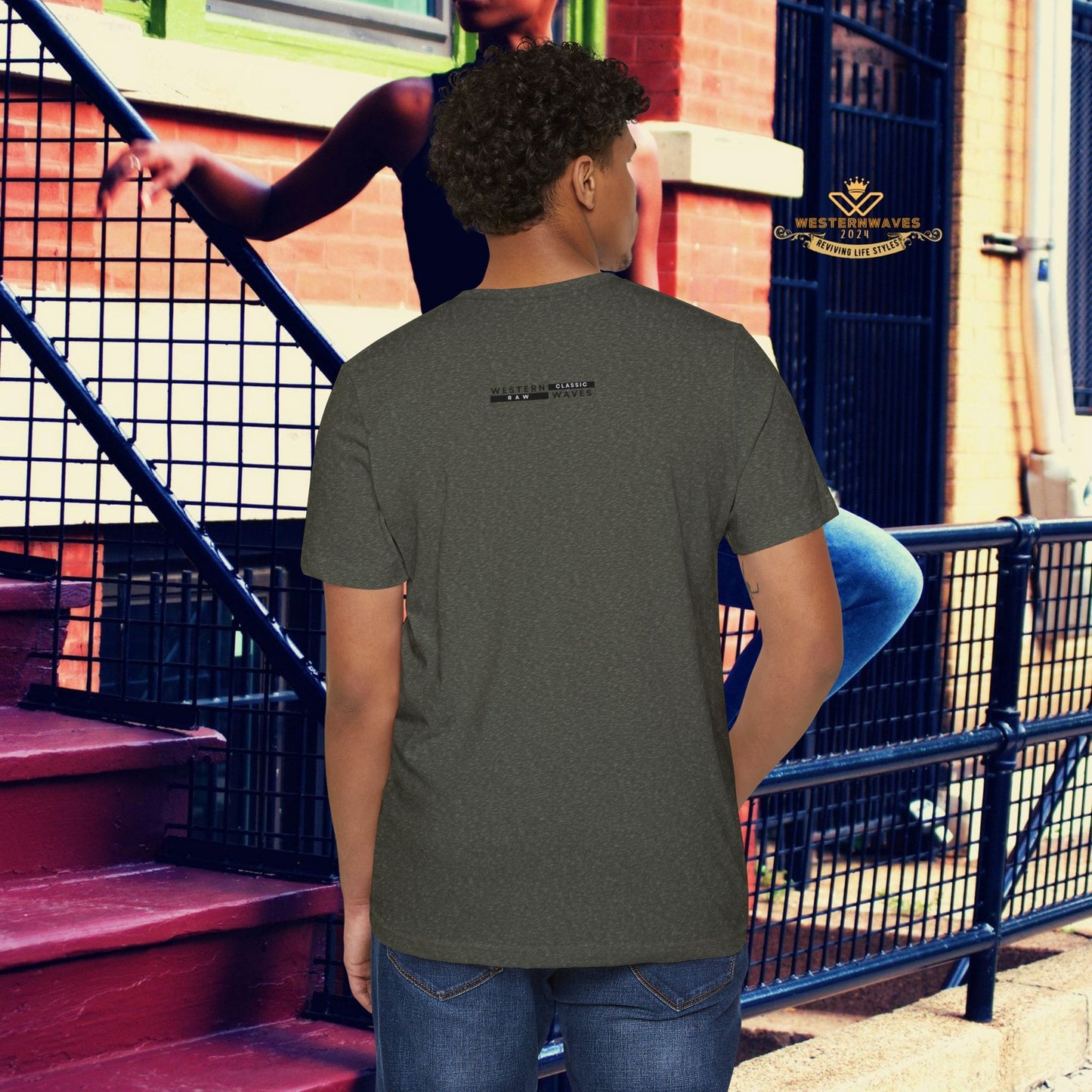 Eco-Friendly Unisex T-Shirt_ N7* Series ECOFUSTS PT2WW001_ Limited Edition Eco-Friendly T-Shirt by WesternWaves: