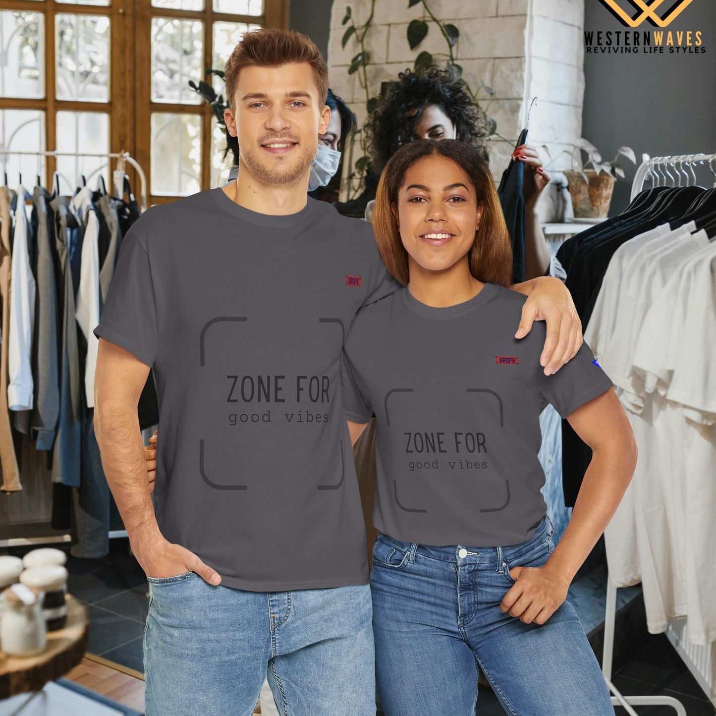 Unisex Heavy Cotton Tee_ 20 July 2025_ Limited Edition Unique Summer Wear_ by WesternWaves:
