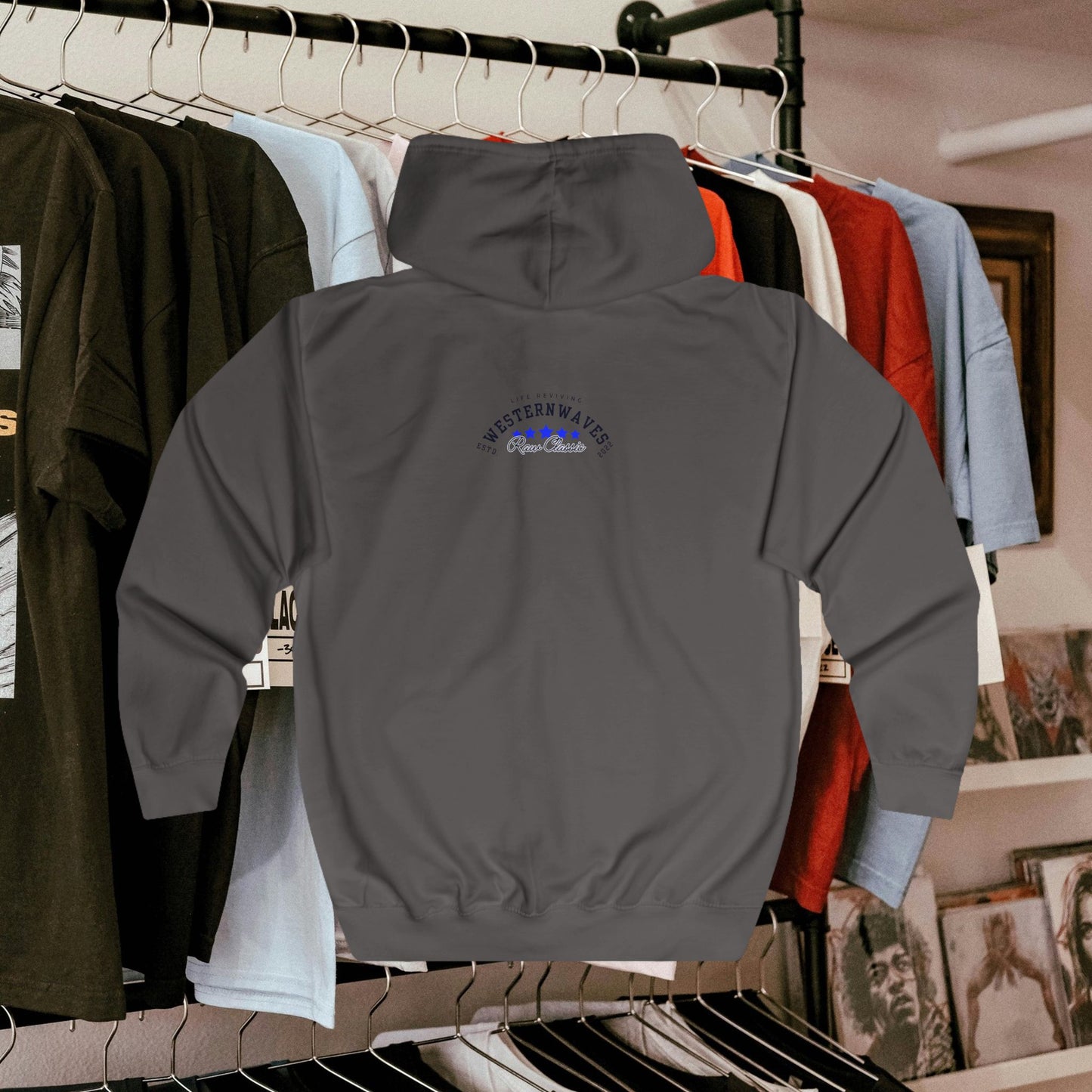 Unisex Full Zip Hoodie_ 21 June 2025_ Limited Edition Stylish Comfort by WesternWaves: