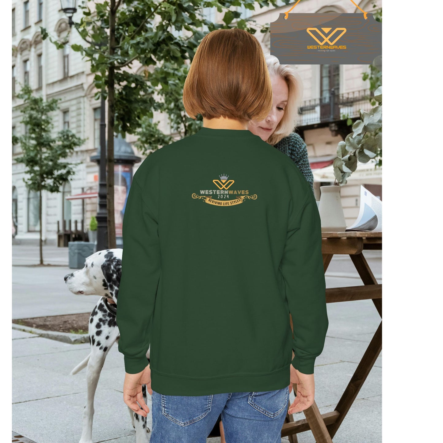 Youth Crewneck Sweatshirt_ N3+ Series YCNSS PT2WW001_ Limited Edition Perfect Companion for the School, Sports & Casual hangouts by WesternWaves:
