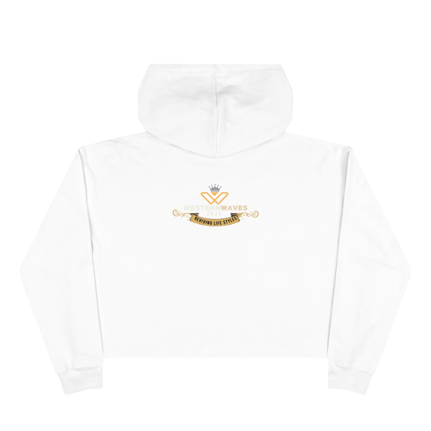 Crop Hoodie_ N2+ Series CH PT2WW001_ Limited Edition Stylish Comfort & Chic Design by WesternWaves: