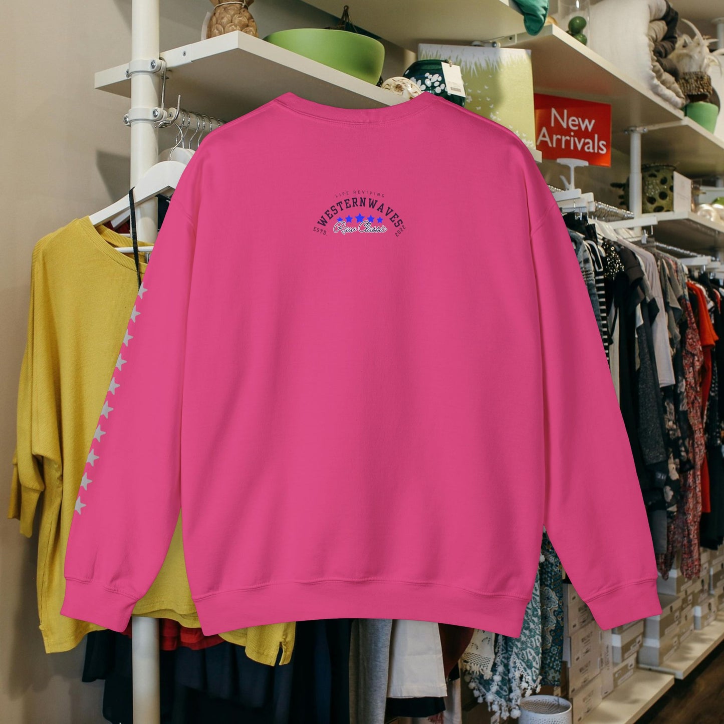 Unisex Heavy Blend™ Crewneck Sweatshirt_ N2 Sports Series UHBCSS PT2WW004_ Limited Edition 'DROPS' Brand Sweatshirt by WesternWaves: