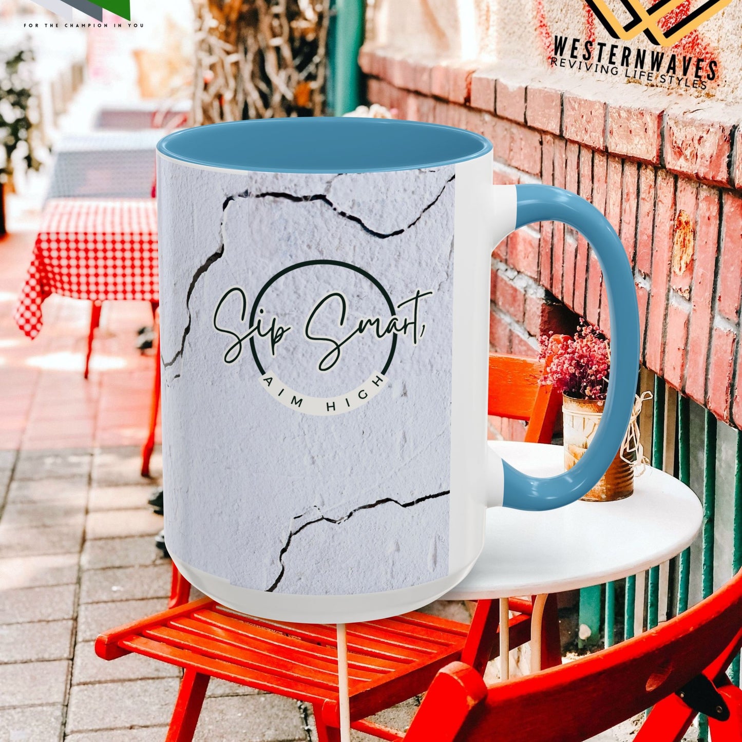 Black Mug (11oz, 15oz) _Back to School Series_ CBM PT2WW004_ Limited Edition Statement Piece by WesternWaves: