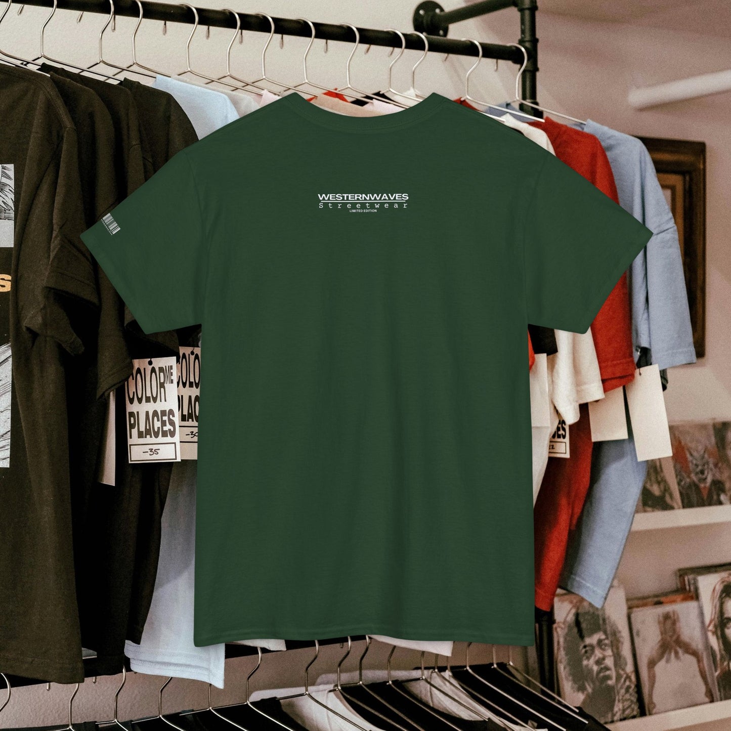 Unisex Heavy Cotton Tee_ N8+ Series USHOSTEE_ PT2WW003_ 01 Oct 2025_ Limited Edition Casual Wear by WesternWaves: