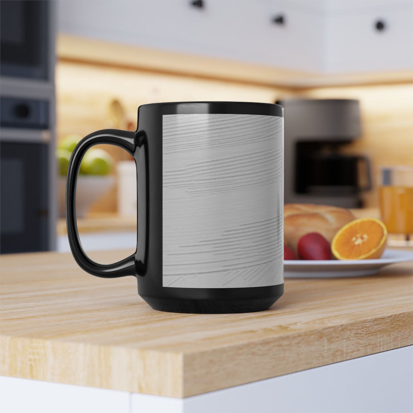 Black Mug (11oz, 15oz)_ N3+ Series CBM PT2WW005_ Limited Edition Black Ceramic Mug by WesternWaves