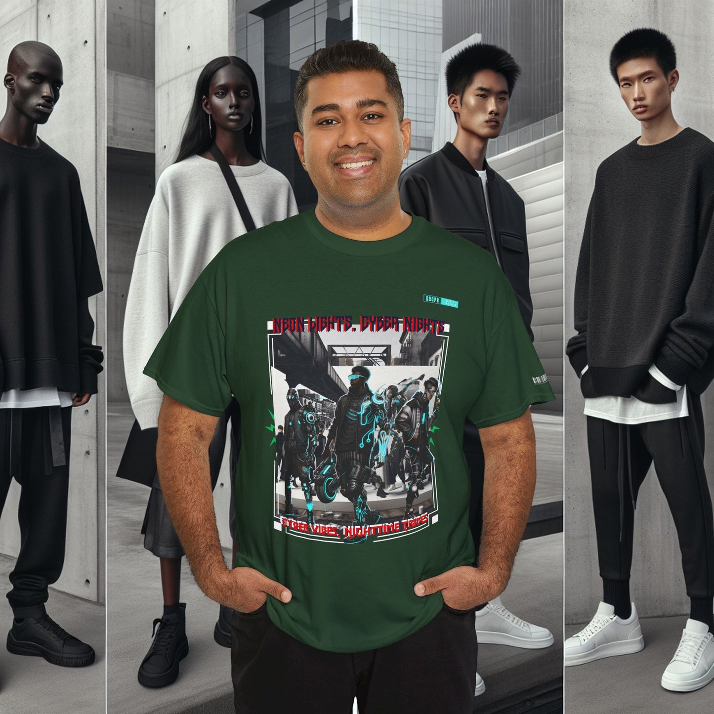 Unisex Heavy Cotton Tee_ N8+ Series USHOSTEE_ PT2WW003_ 01 Oct 2025_ Limited Edition Casual Wear by WesternWaves: