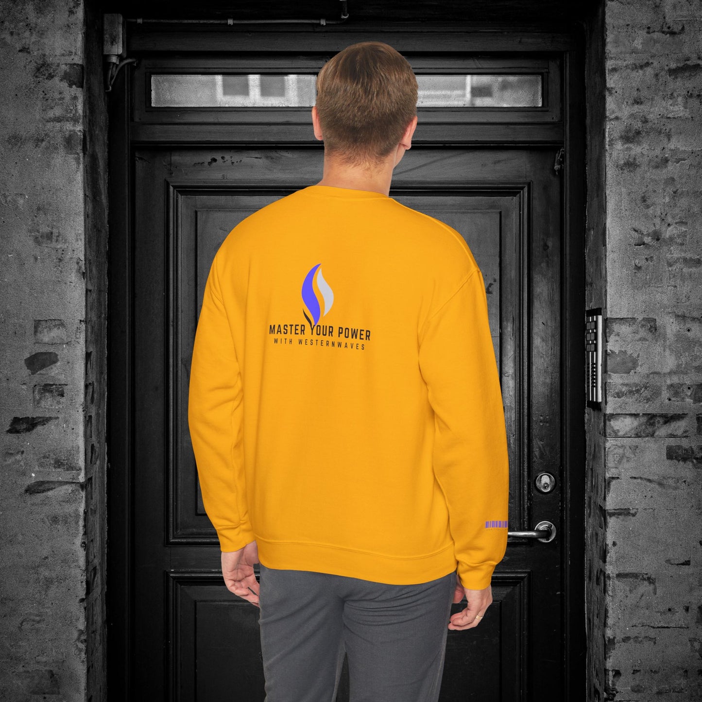 Unisex Heavy Blend™ Crewneck Sweatshirt_ N2+ Series UHBCSS PT2WW028_ Limited Edition Pure Luxury By WesternWaves: