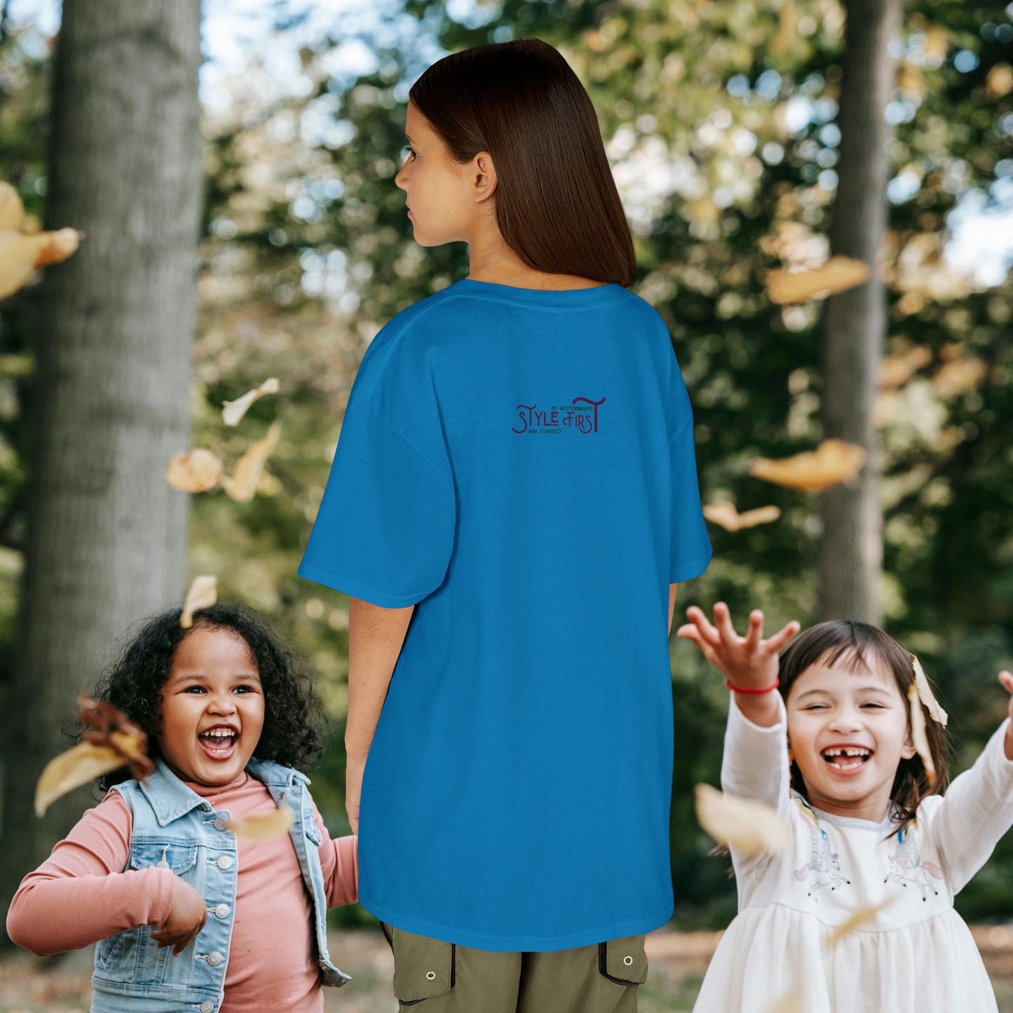 Kids Heavy Cotton™ Tee_ N2+ Series KHCT PT2WW009_ Limited Edition Durable Comfort for Every Adventure by WesternWaves: