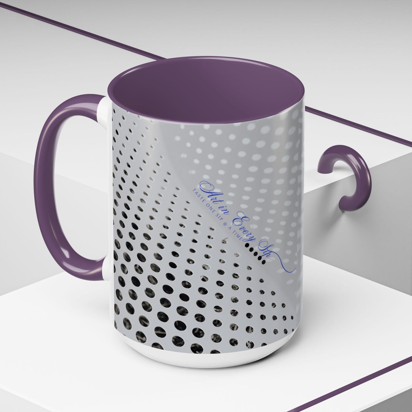 Accent Coffee Mug 11, 15oz_ N3+ Series ACM11OZ PT2WW020_ Limited Edition Perfect Blend of Style by WesternWaves: